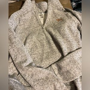 Victoria secret half zip sweatshirt